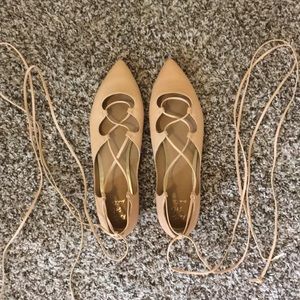 Banana Republic Lace-up Flats
